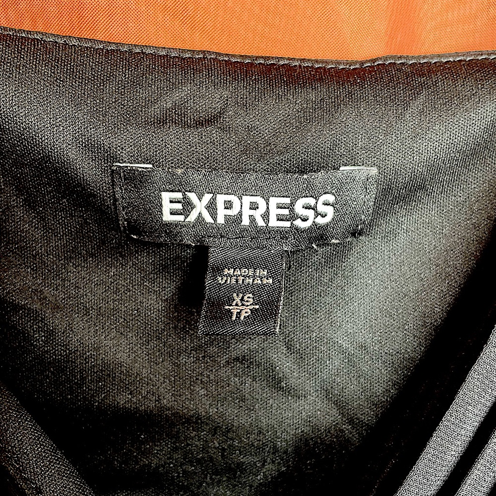 Express Ruffle Cutout Dress Size XS - Picture 5 of 5